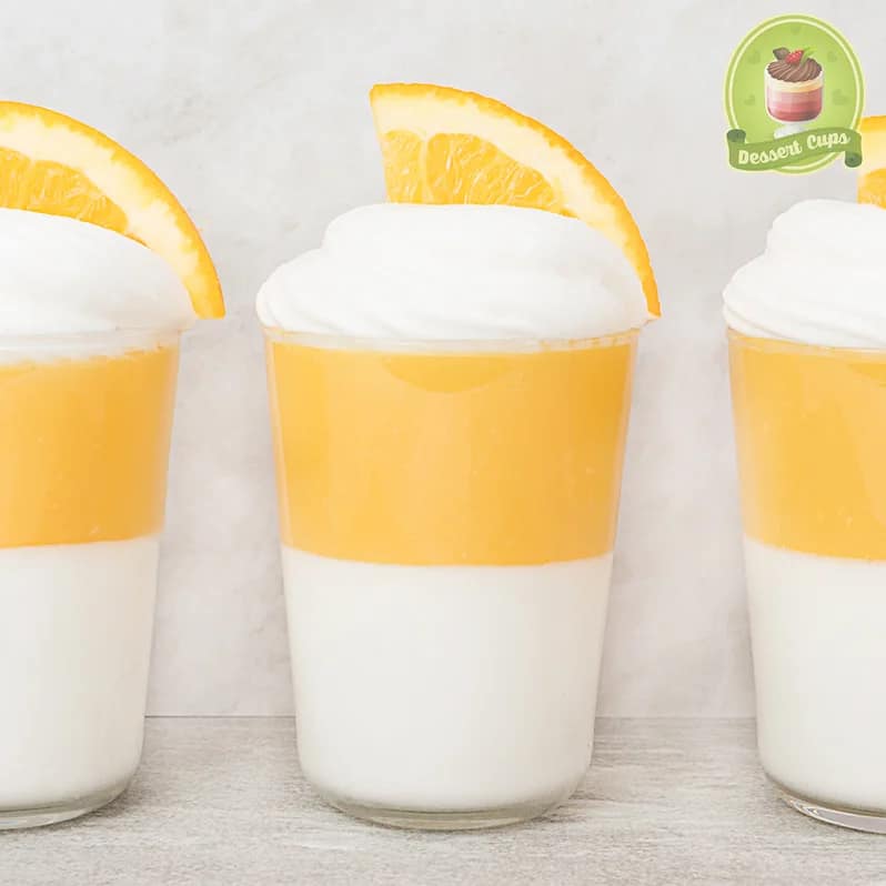6 x Orangen Dessert im Glas mit Joghurt - Super Glasdesserts