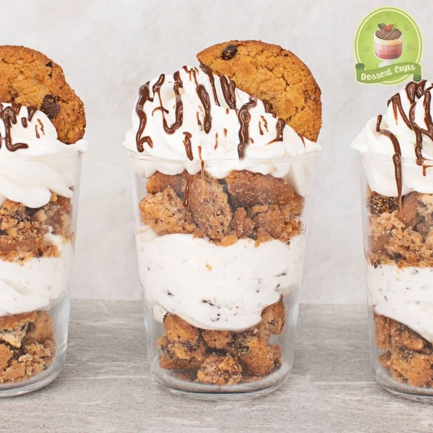 Schokoladen Dessert / Chocolate Chip Cookie Glasdesserts - Glasdesserts